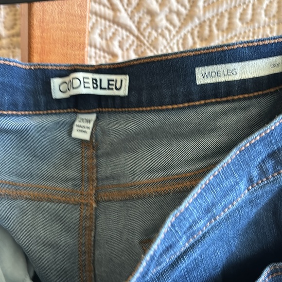 Code bleu 20w denim wide leg jeans - Picture 2 of 3